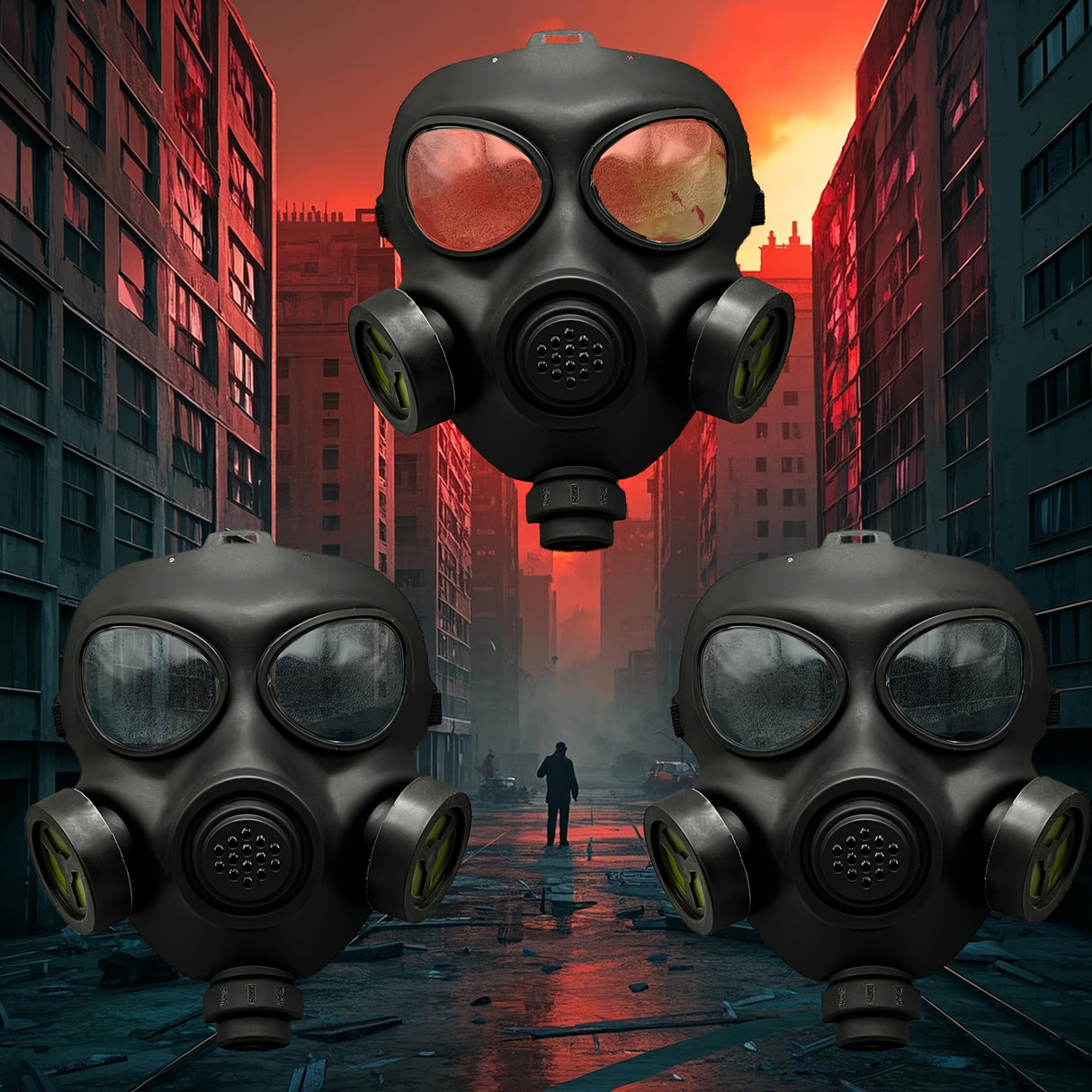 Tactical Gas Mask  Post-Apocalyptic Cosplay Design - Product example