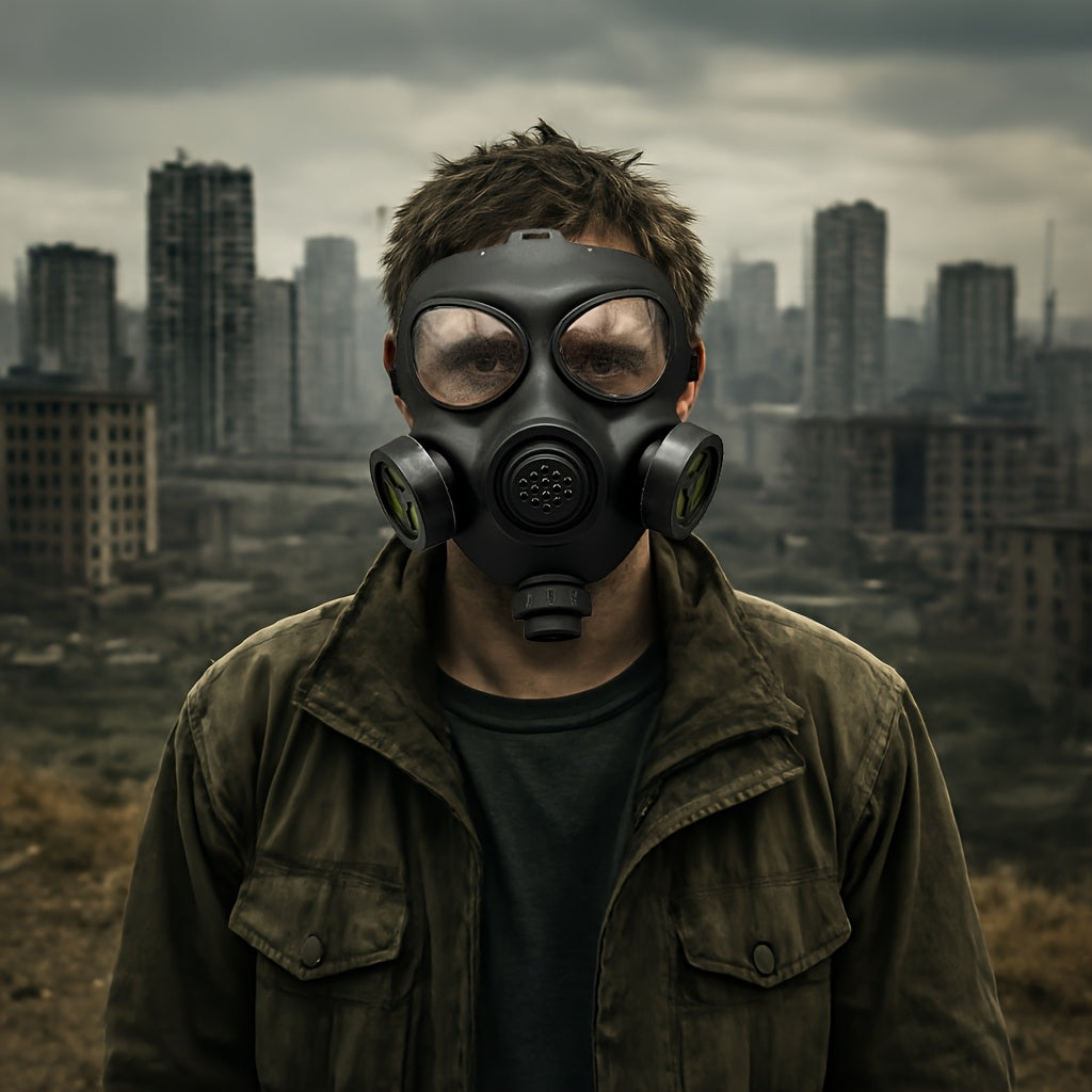 Tactical Gas Mask  Post-Apocalyptic Cosplay Design - Product detail 4