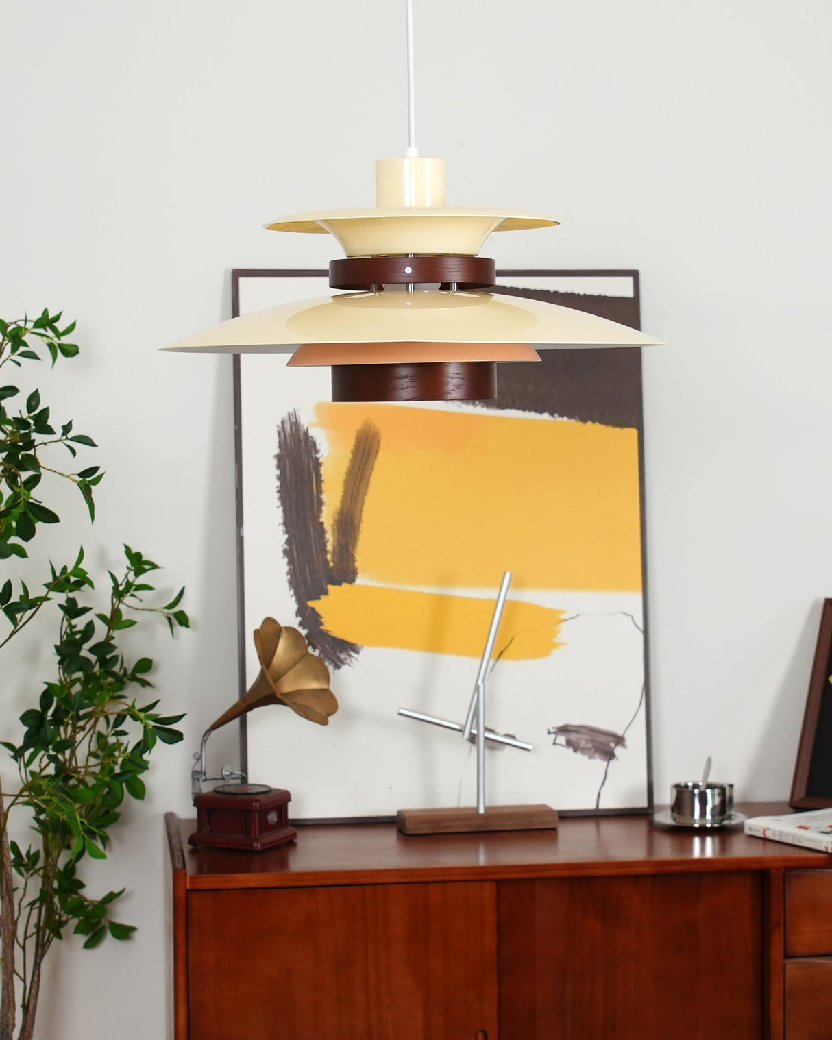 Modern Pendant Light Layered Metal Disc Design - Product detail 15