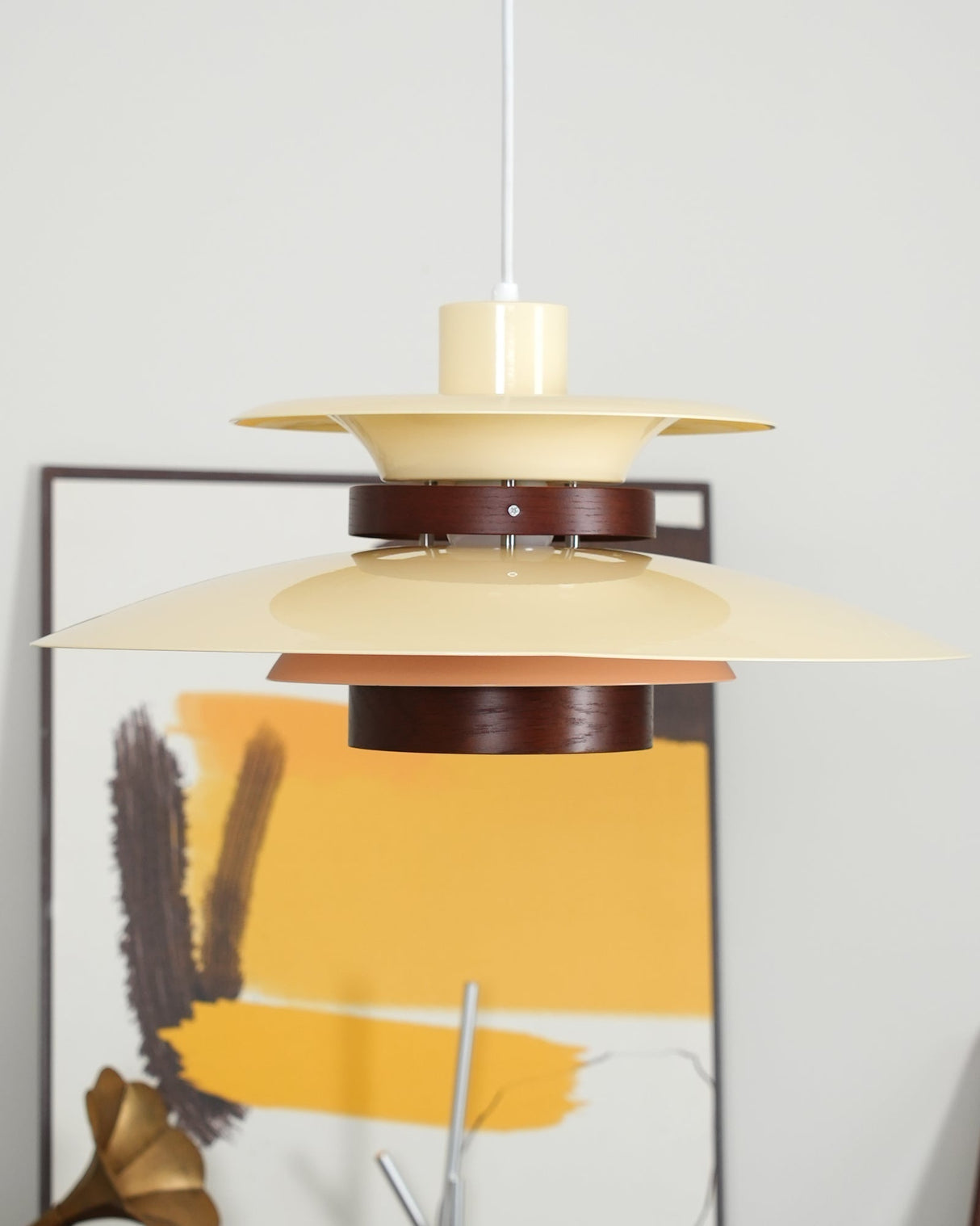 Modern Pendant Light Layered Metal Disc Design - Product detail 9