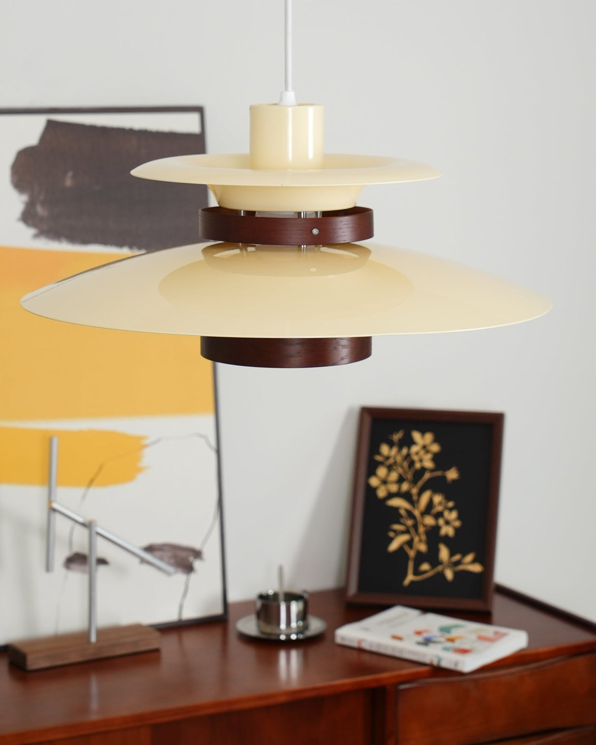 Modern Pendant Light Layered Metal Disc Design - Product detail 41
