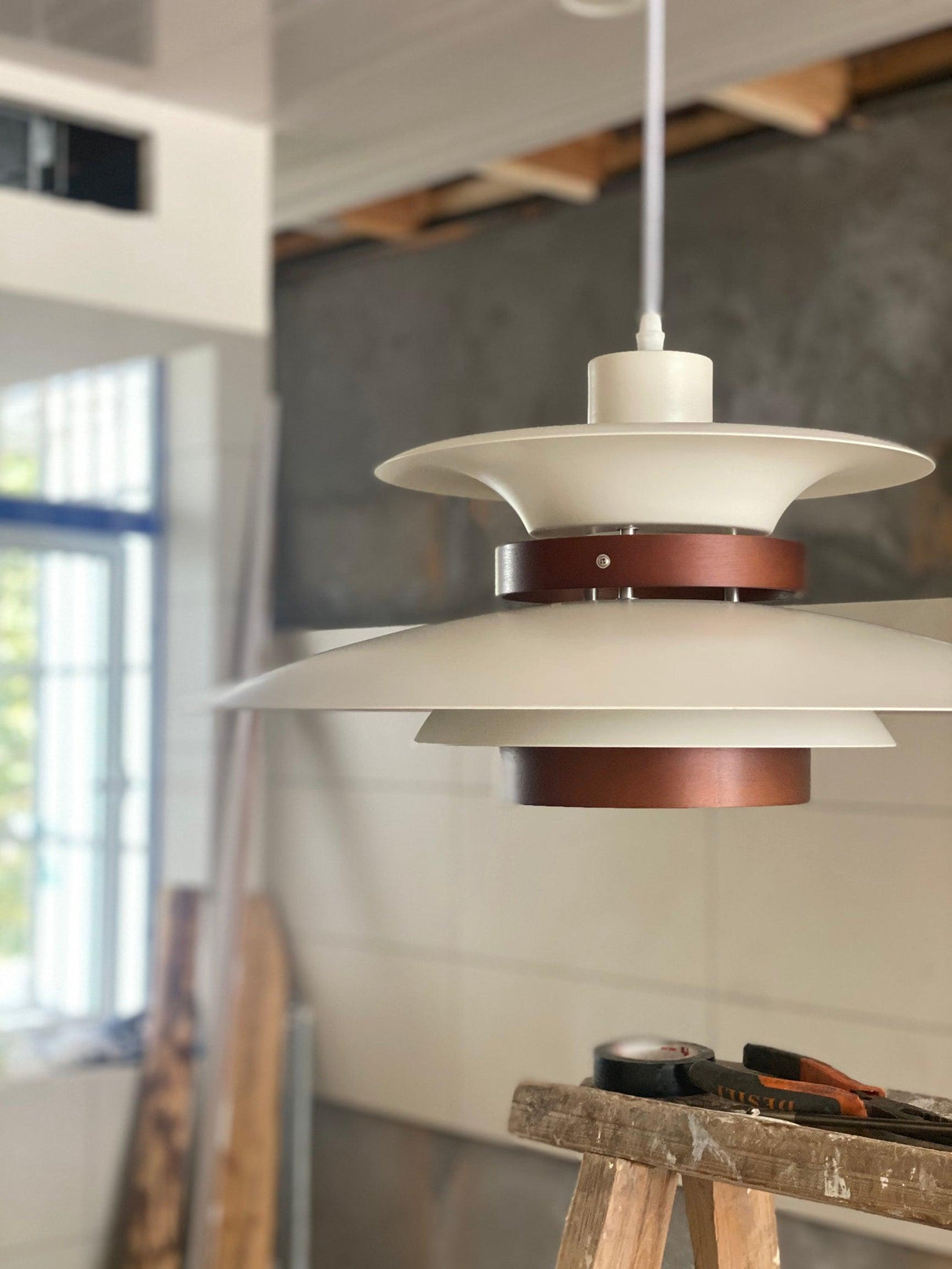 Modern Pendant Light Layered Metal Disc Design - Product detail 25