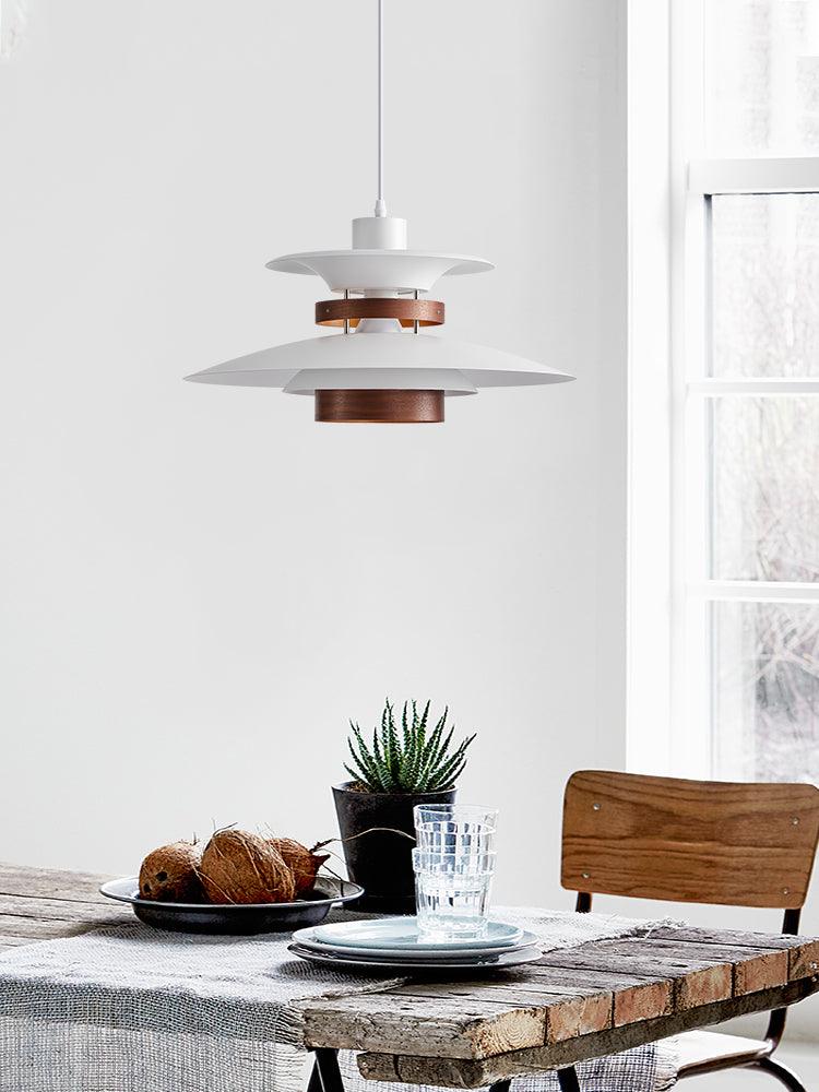 Modern Pendant Light Layered Metal Disc Design - Product detail 27