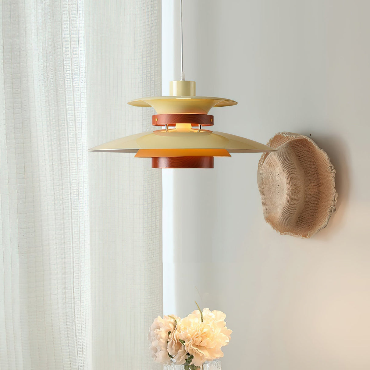 Modern Pendant Light Layered Metal Disc Design - Product detail 11