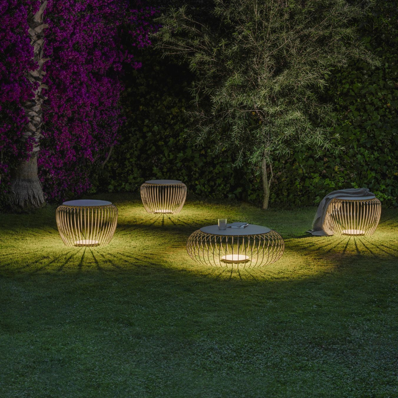 Modern LED Table Lamp  Wire Mesh Dome Design - Product detail 18