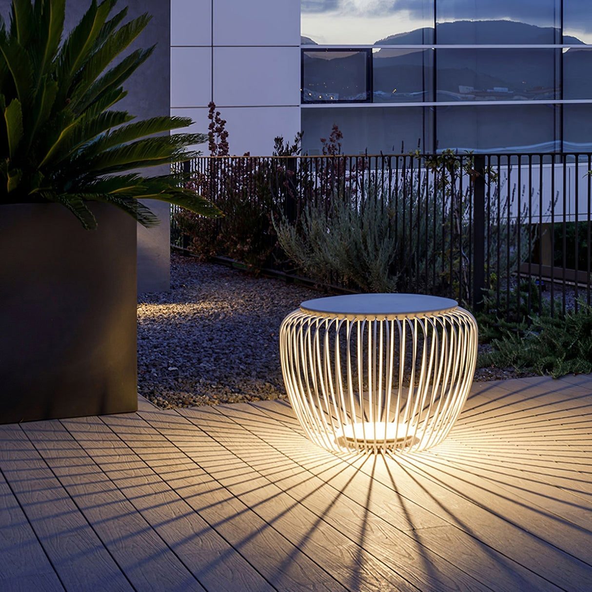 Modern LED Table Lamp  Wire Mesh Dome Design - Product detail 16