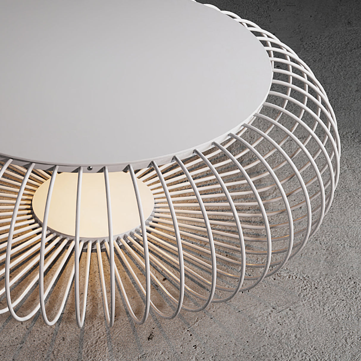 Modern LED Table Lamp  Wire Mesh Dome Design - Product example