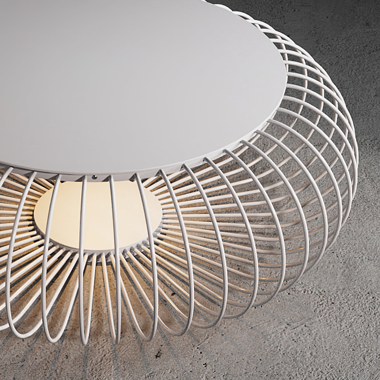 Modern LED Table Lamp  Wire Mesh Dome Design - Product example