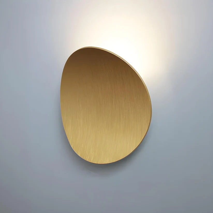 Modern LED Wall Lamp Curved Metal Disc Design - Product detail 8