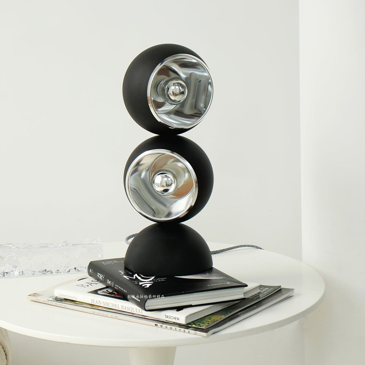Modern Glass Table Lamp Spherical Chrome Design - Product detail 35