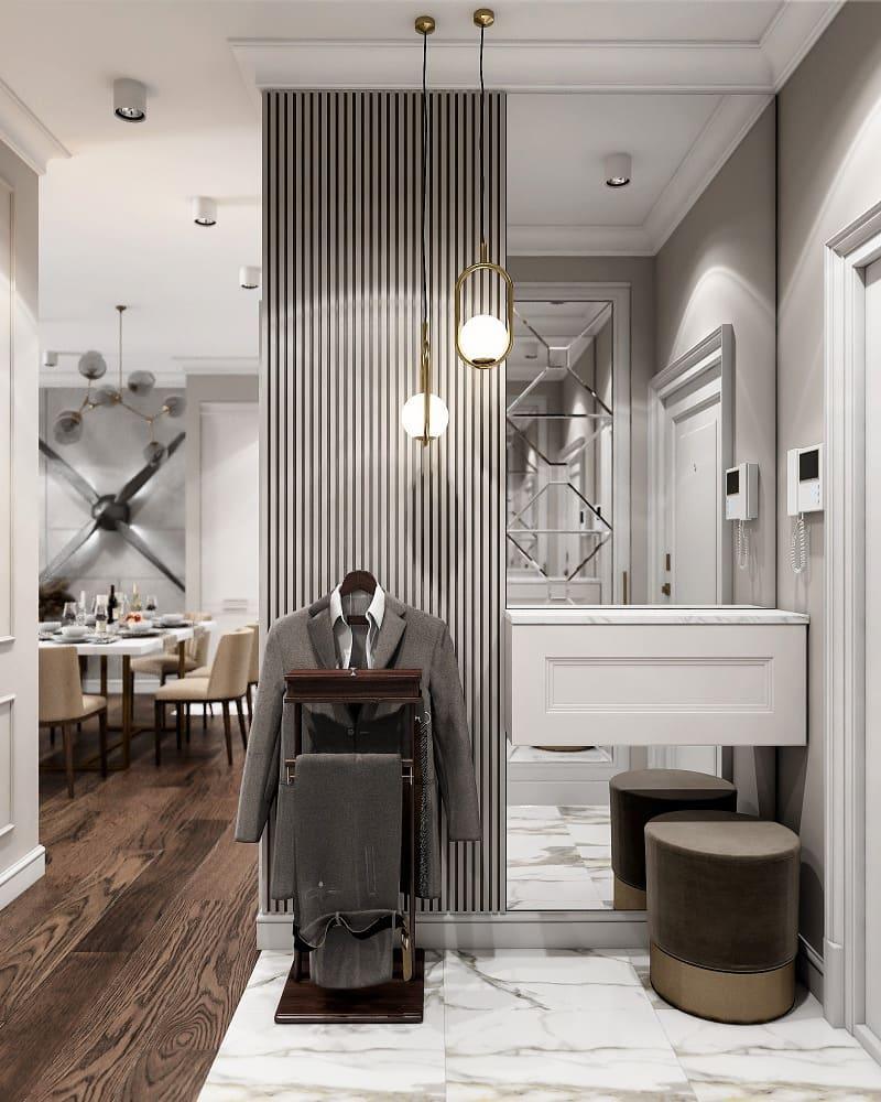 Modern Globe Pendant Light  Brushed Gold Arc Frame - Product detail 15