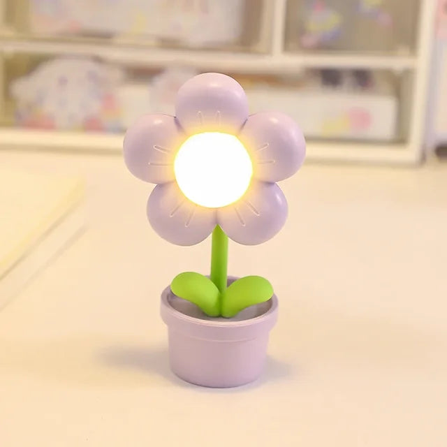 Floral Table Lamp Pastel LED Night Light - Product detail 9