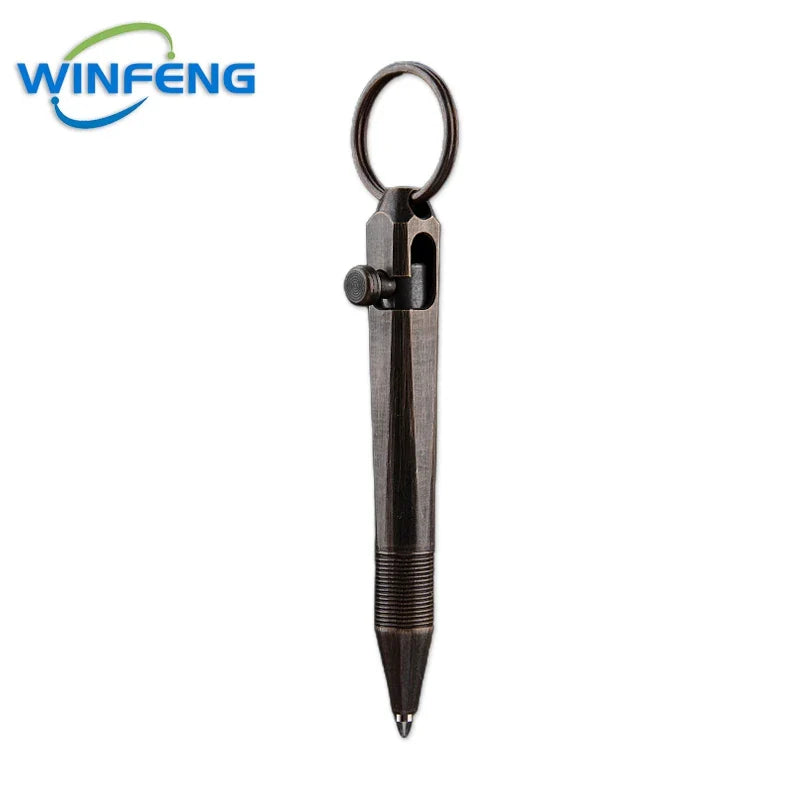Tactical Mini Pen Brass Keychain Self-Defense Tool - Product detail 9
