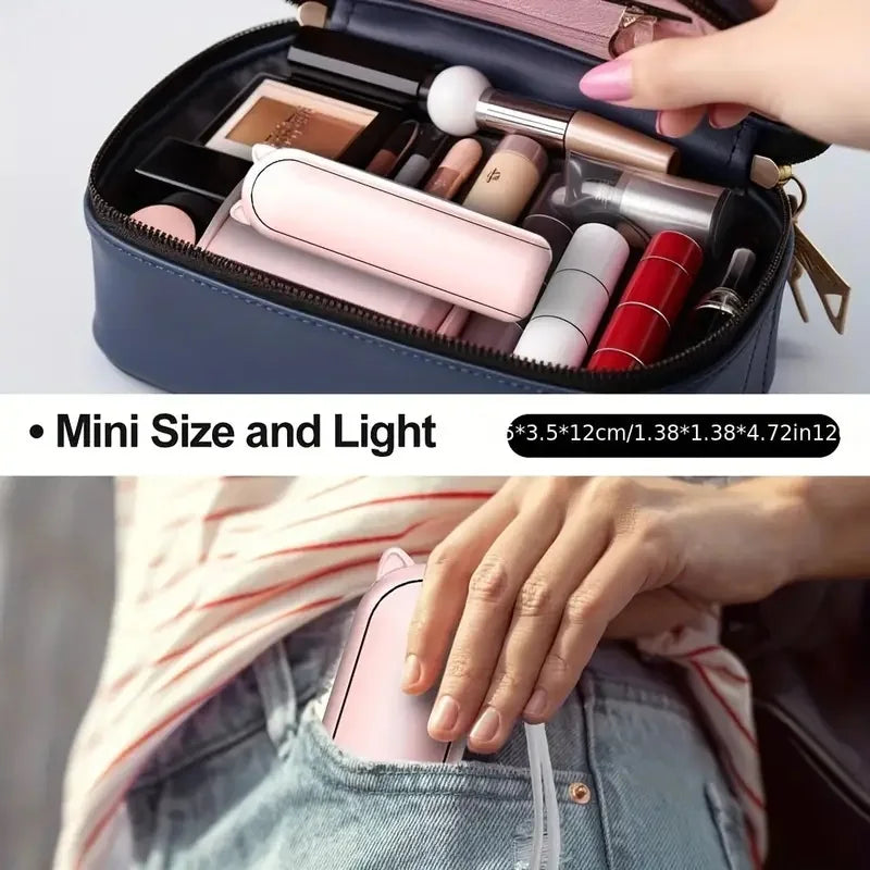 Portable Mini Fan  USB Rechargeable With Powerbank - Product detail 6