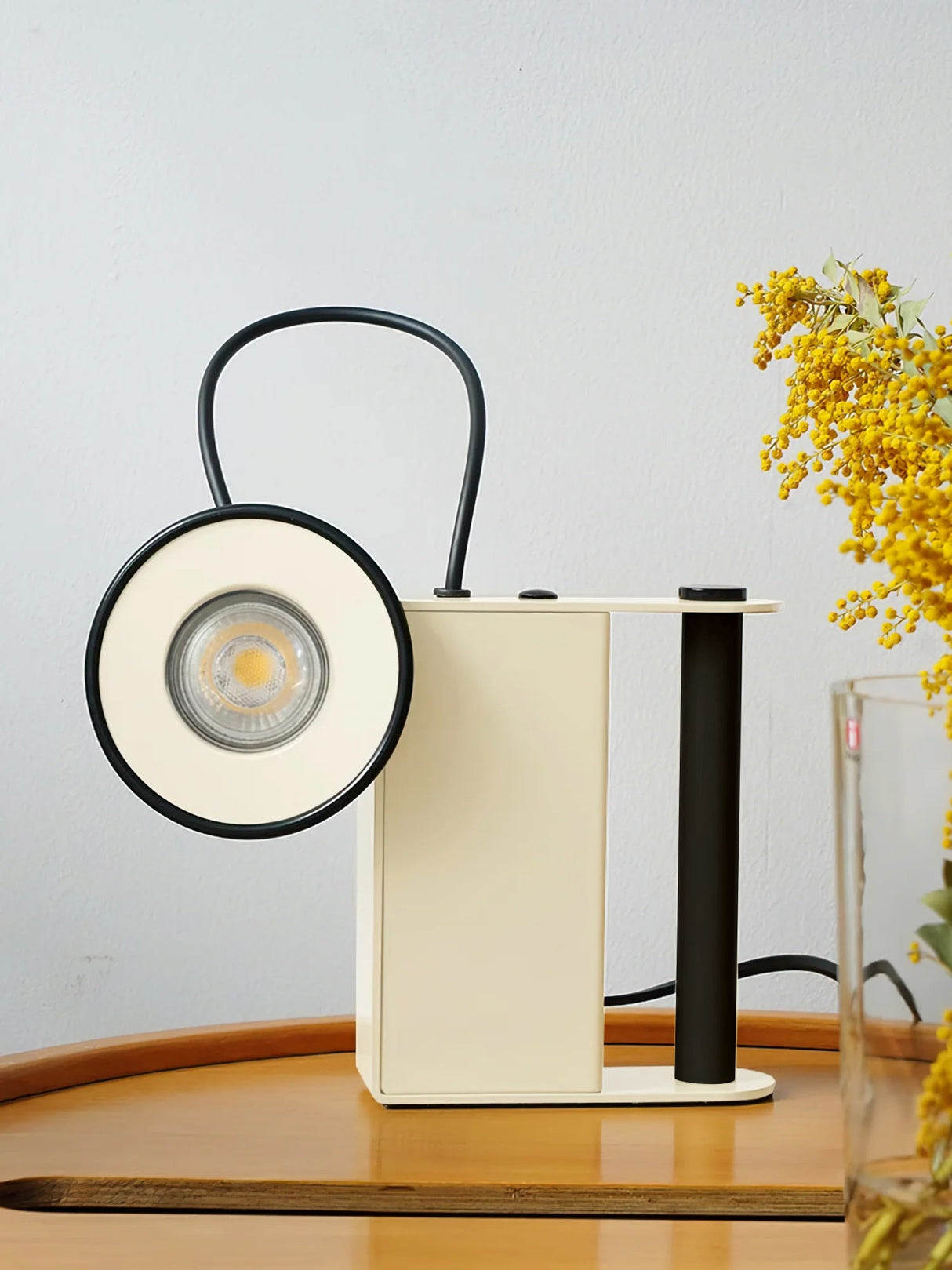 Modern LED Table Lamp Magnetic Adjustable Head Red Metal - Product detail 9