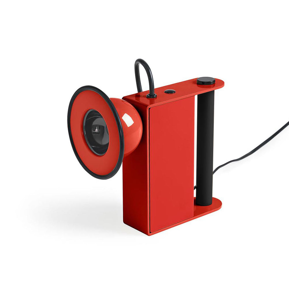 Modern LED Table Lamp Magnetic Adjustable Head Red Metal - Product detail 11