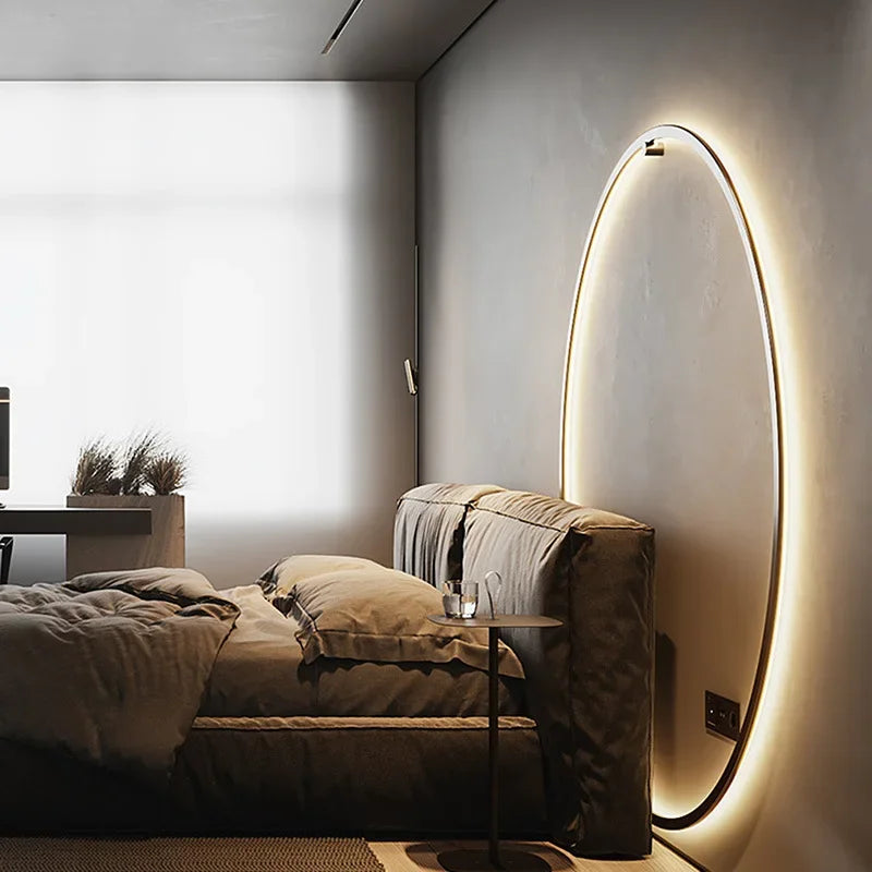 Modern LED Circle Wall Light Minimalist Ring Design - Product detail 5