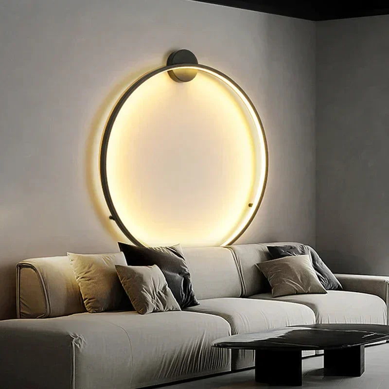Modern LED Circle Wall Light Minimalist Ring Design - Product detail 8