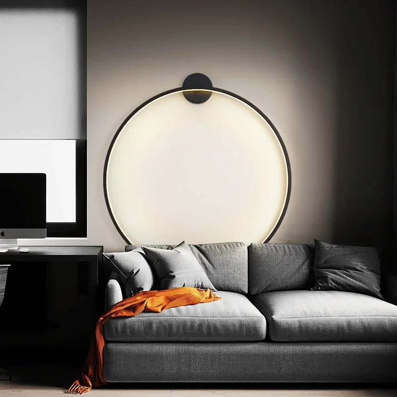 Modern LED Circle Wall Light Minimalist Ring Design - Product detail 4
