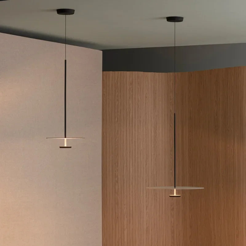 Modern Ring Pendant Light Slim LED Disc Design - Product example