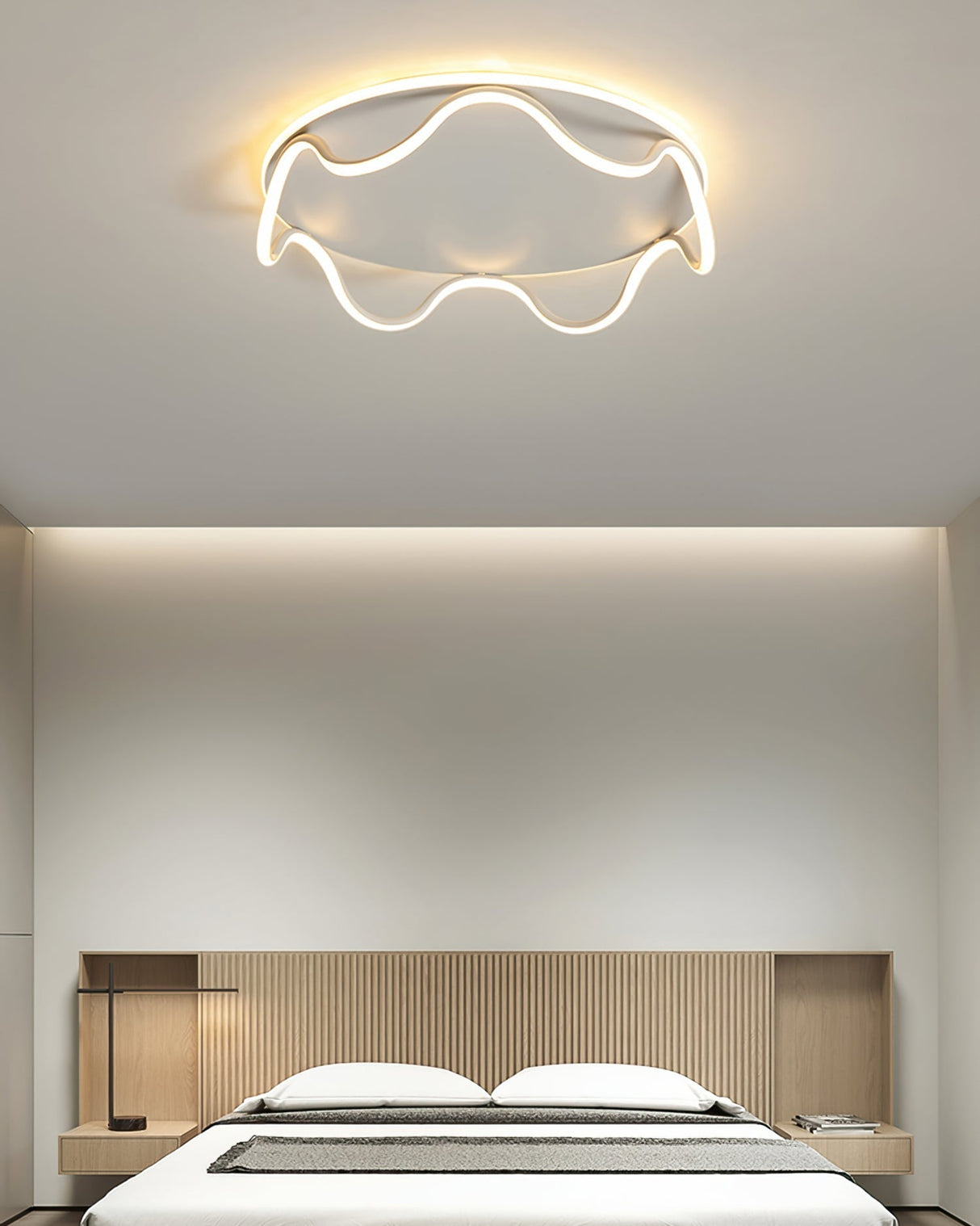 Modern Ceiling Light Wave Design LED Panel - Product detail 5
