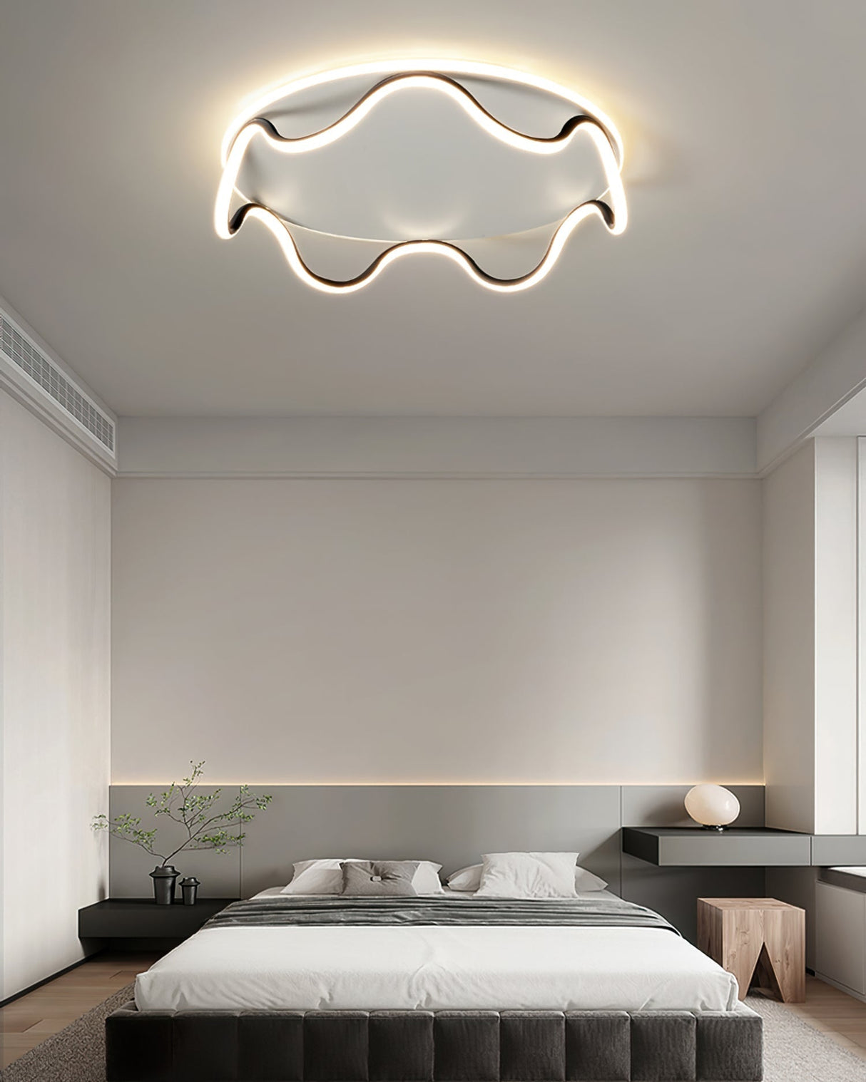 Modern Ceiling Light Wave Design LED Panel - Product detail 8