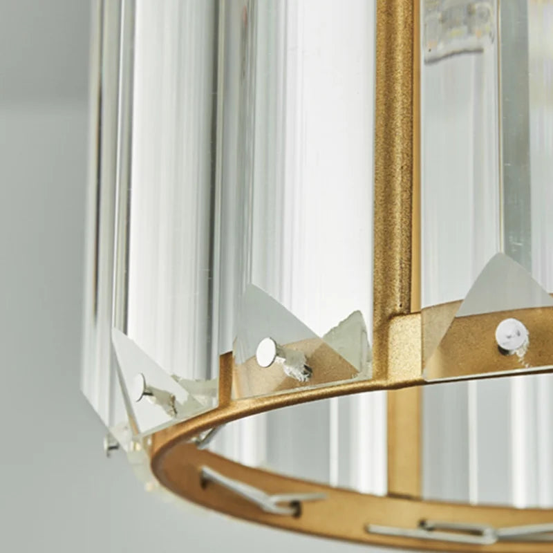 Crystal Ceiling Light K9 Glass Pendant Design - Product detail 5