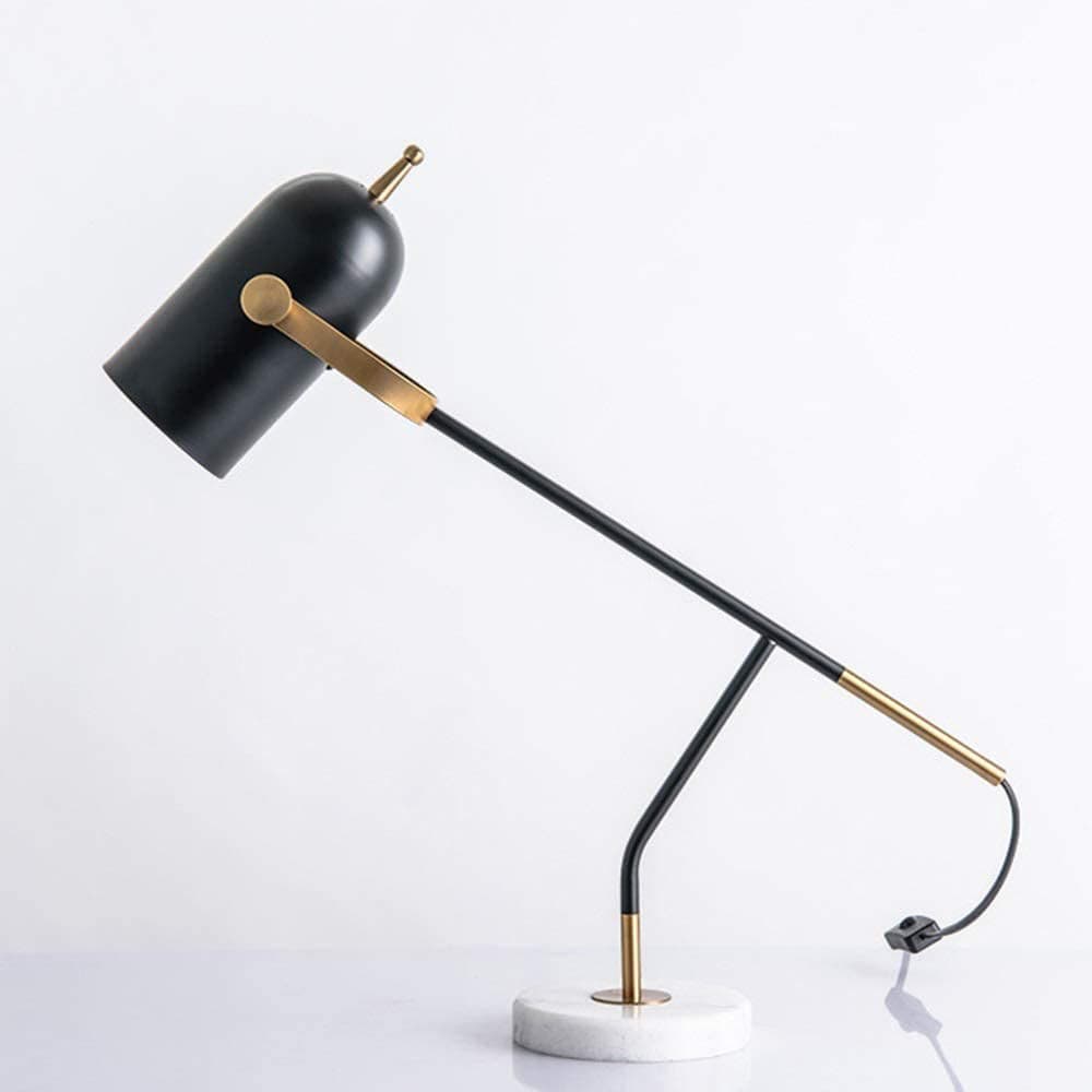 Modern Task Lamp Black Metal Marble Base - Product detail 12