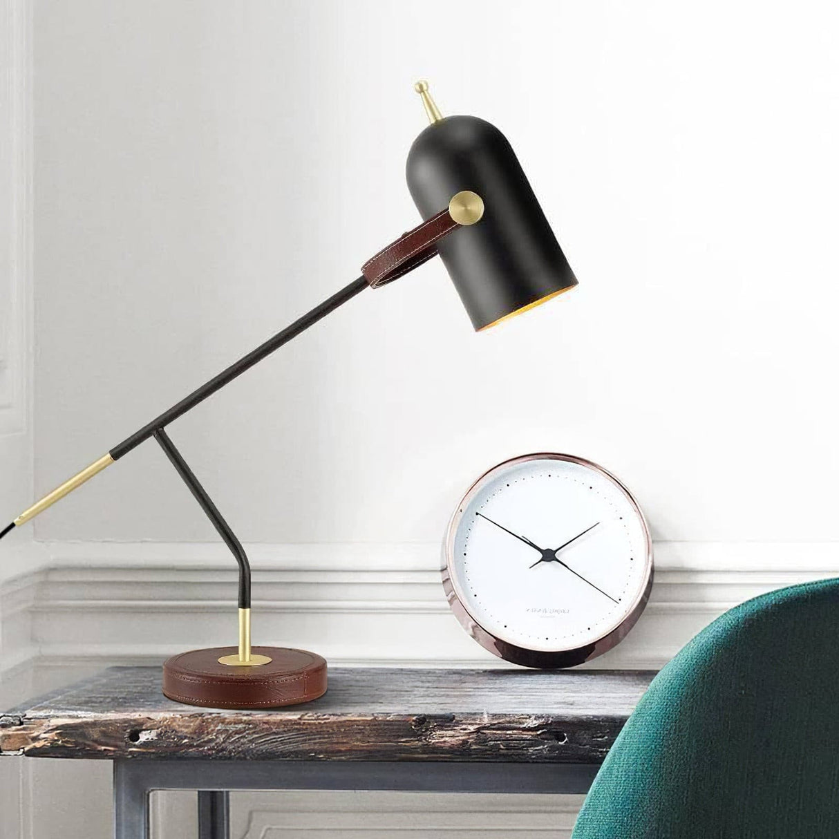 Modern Task Lamp Black Metal Marble Base - Product detail 25