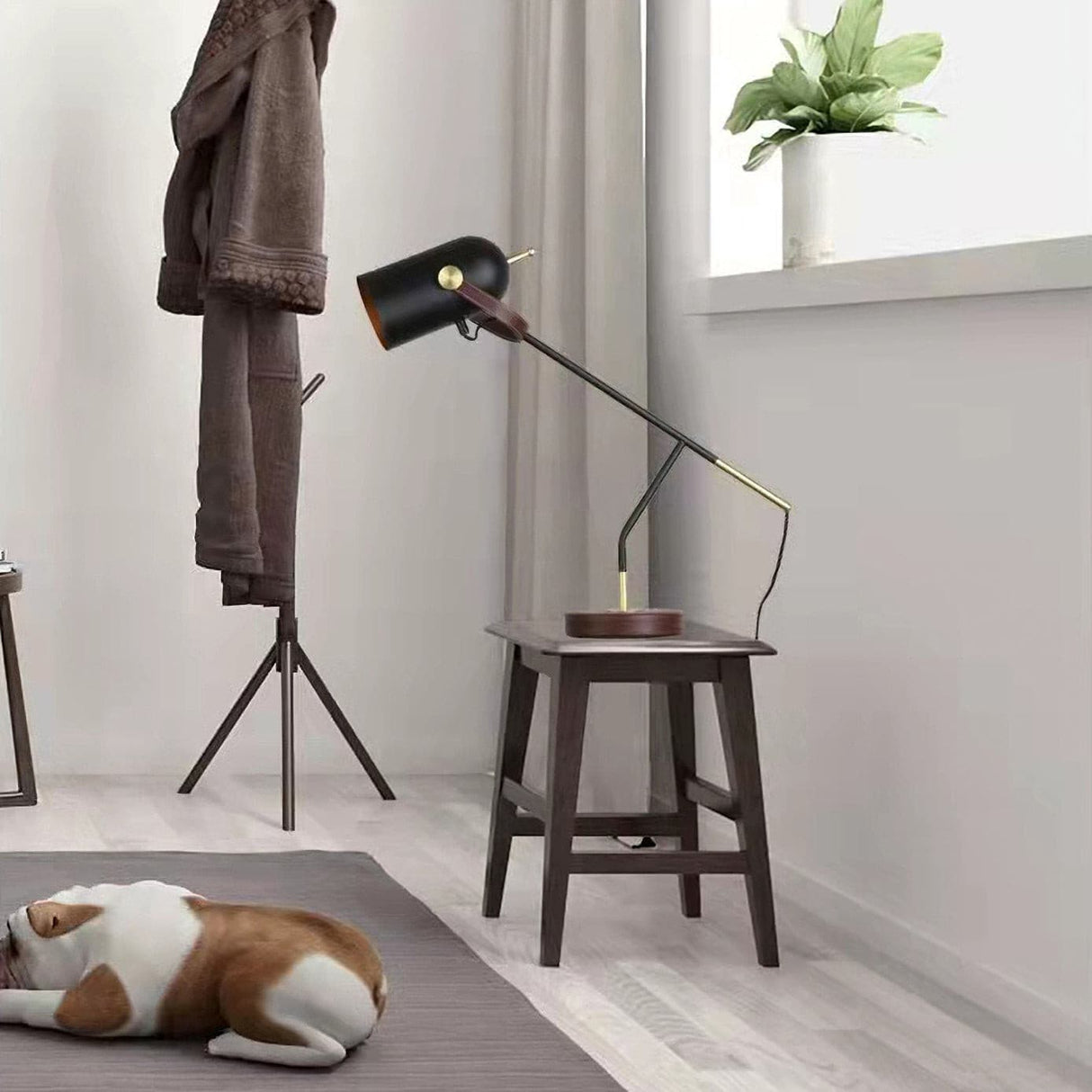 Modern Task Lamp Black Metal Marble Base - Product detail 24