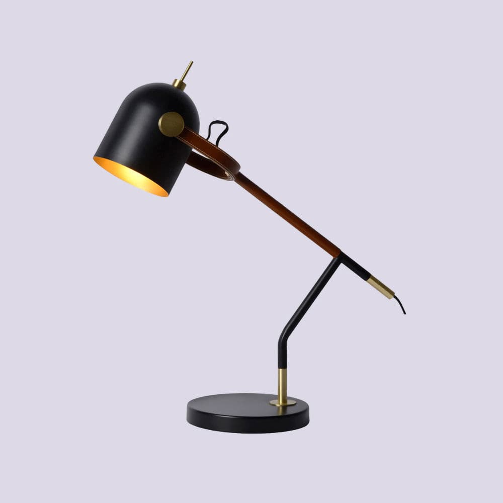Modern Task Lamp Black Metal Marble Base - Product detail 11