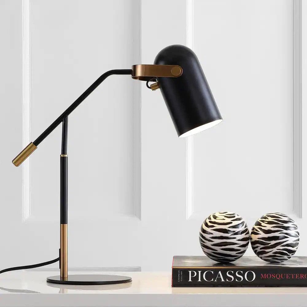 Modern Task Lamp Black Metal Marble Base - Product detail 10