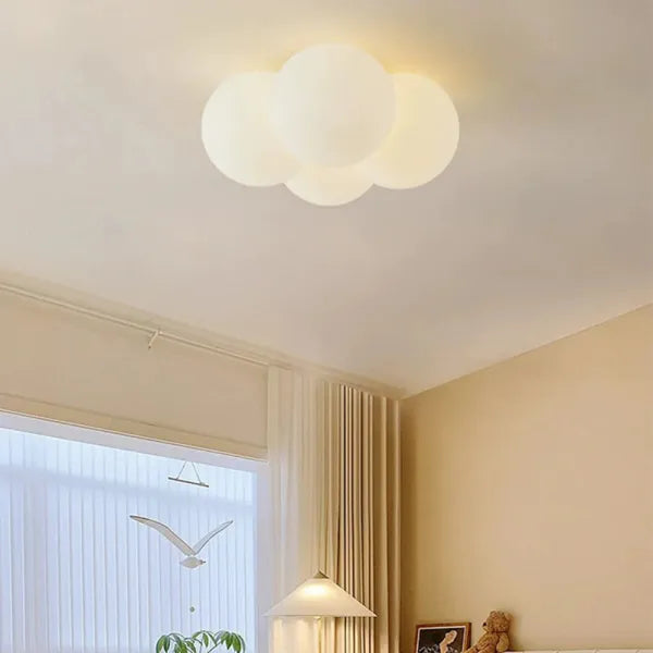 Modern Cloud Ceiling Light Overlapping Circles Design - Product example