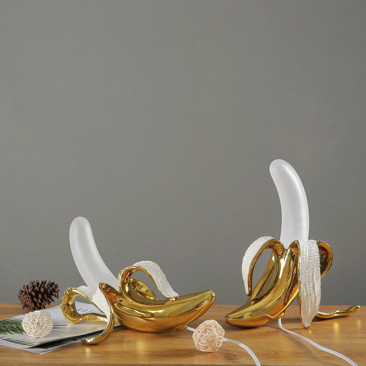 Modern Table Lamp  Golden Banana Design - Product detail 5