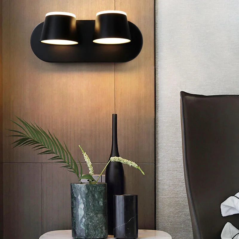 Modern Wall Sconce  Triple Adjustable LED Light Heads - Product detail 4