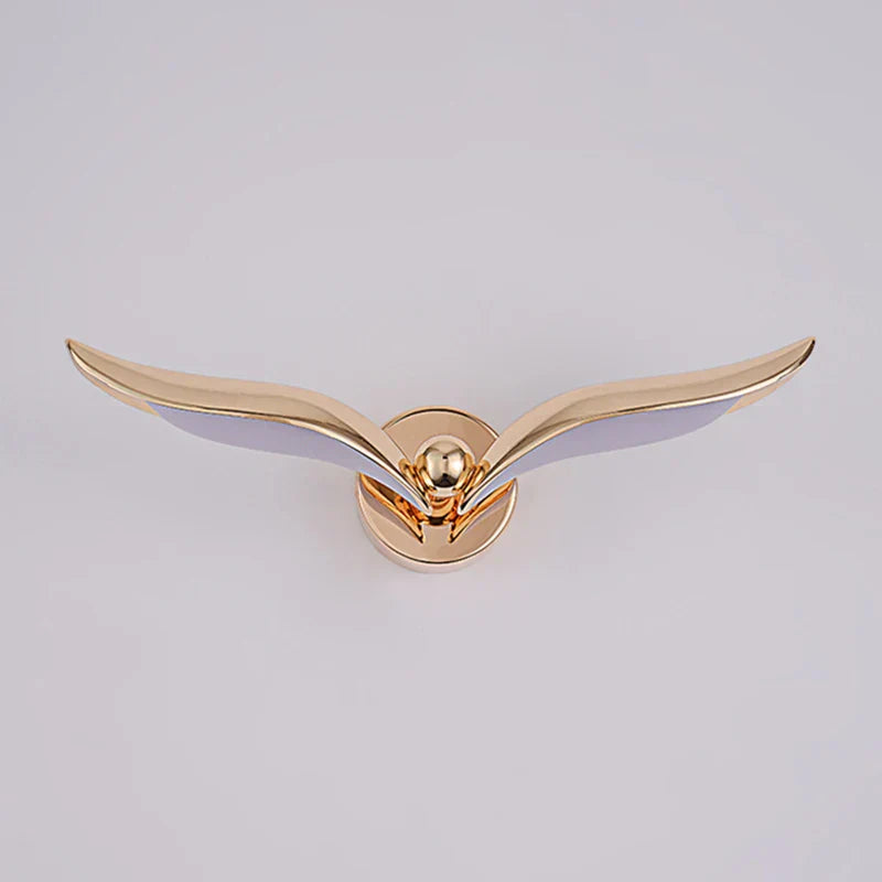 Modern Seagull Wall Light Golden Metal Bird Design - Product detail 5