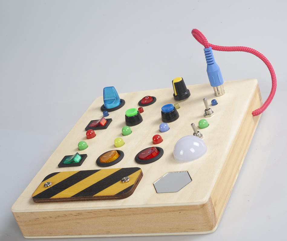 Montessori Busy Board  LED Light Interactive Learning Panel - Product example