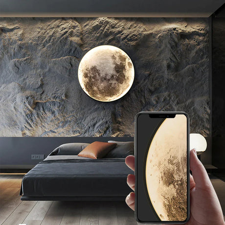 Moon Wall Light  LED Celestial Glow Design - Product detail 5