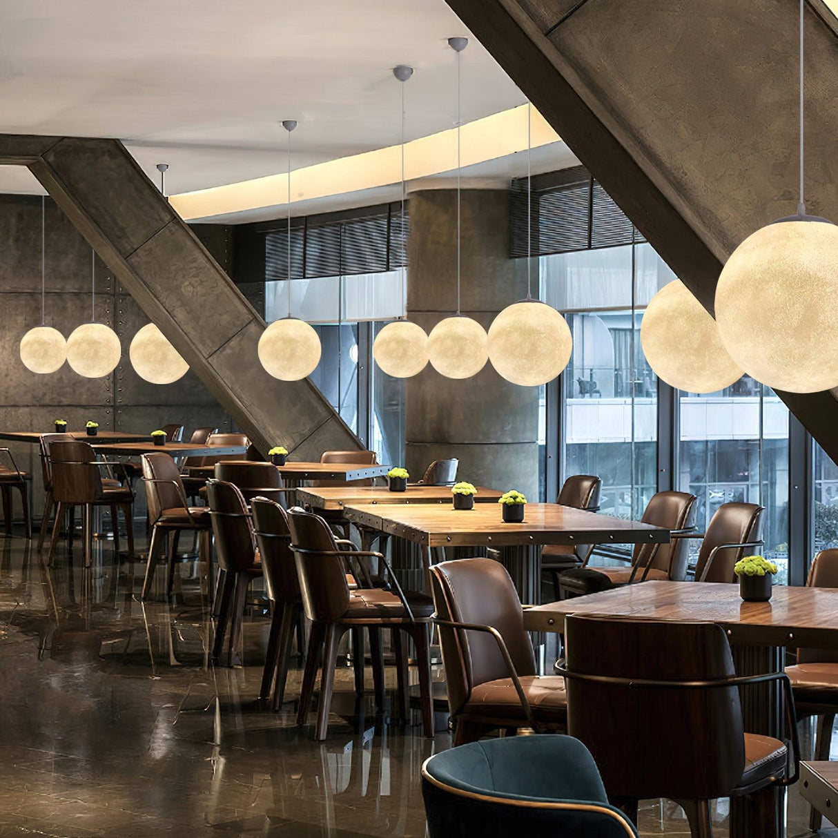 Modern Moon Pendant Light Celestial Sphere Design - Product detail 38