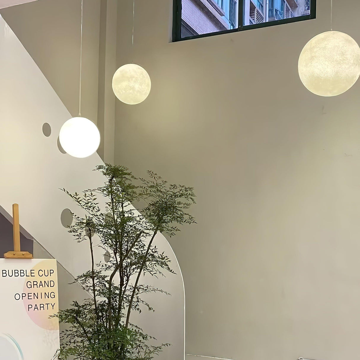 Modern Moon Pendant Light Celestial Sphere Design - Product detail 47