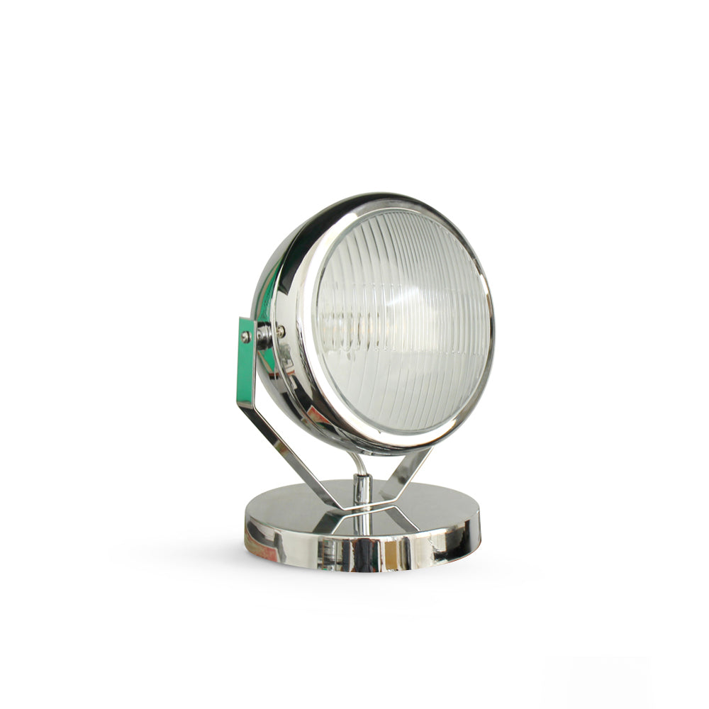 Industrial Table Lamp Chrome Glass Metal Design - Product detail 15