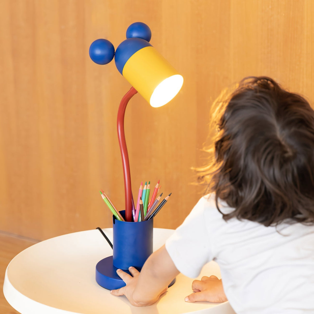 Kids Desk Lamp  Mouse Ears Design with Pen Holder - Product example