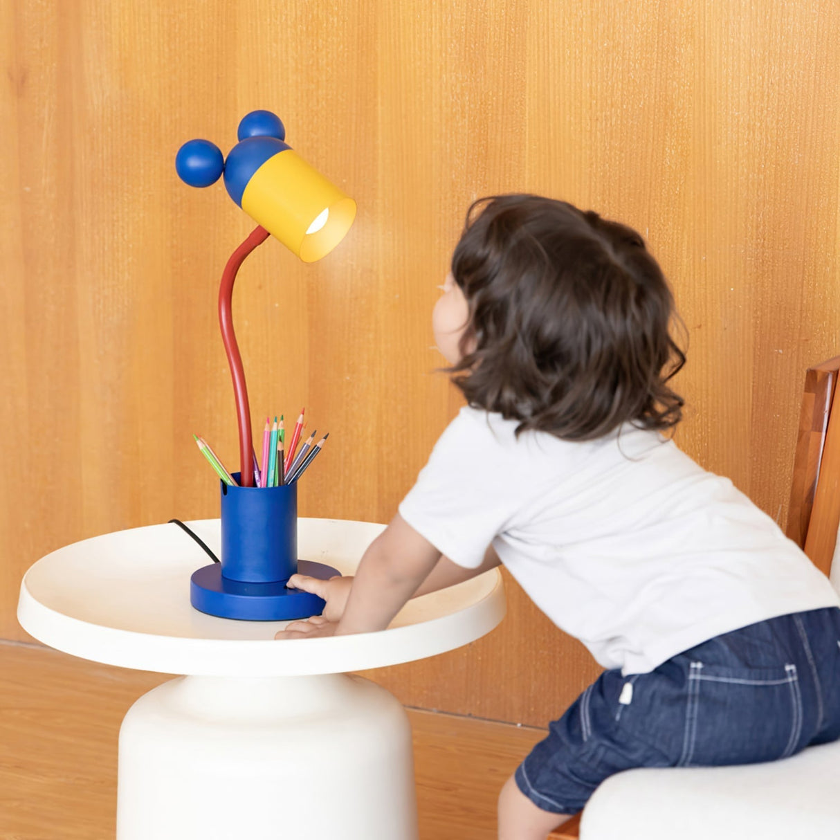 Kids Desk Lamp  Mouse Ears Design with Pen Holder - Product detail 10