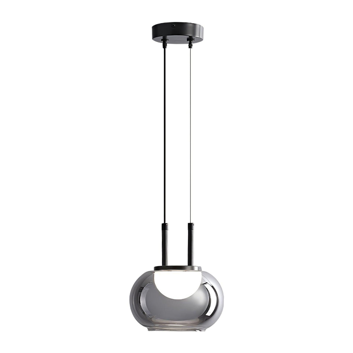 Modern Pendant Light Smoked Glass Halo Design - Product detail 36