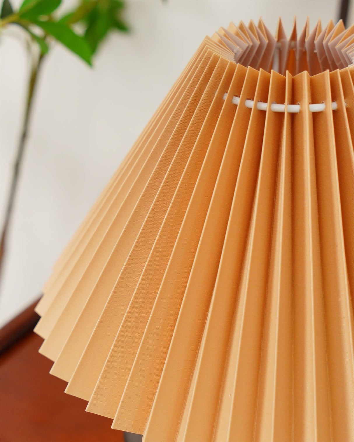 Ceramic Table Lamp Pleated Shade Brown Base - Product detail 17