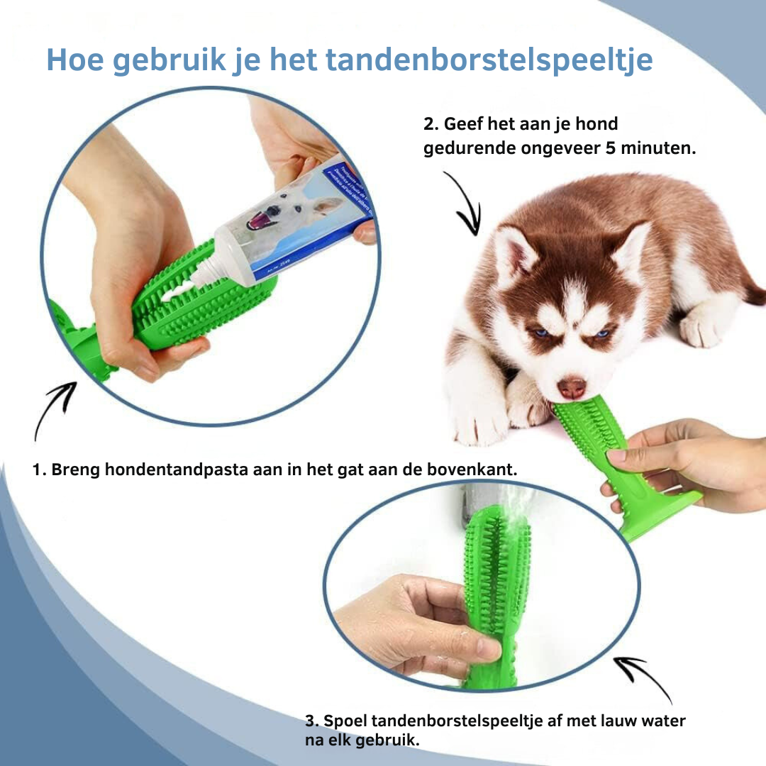 Dog Dental Care Toy  Natural Rubber Teeth Cleaning Chew - Product detail 4