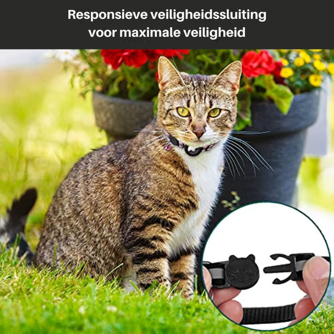 Cat GPS Collar Reflective Safety Design with Quick Release - Product detail 5