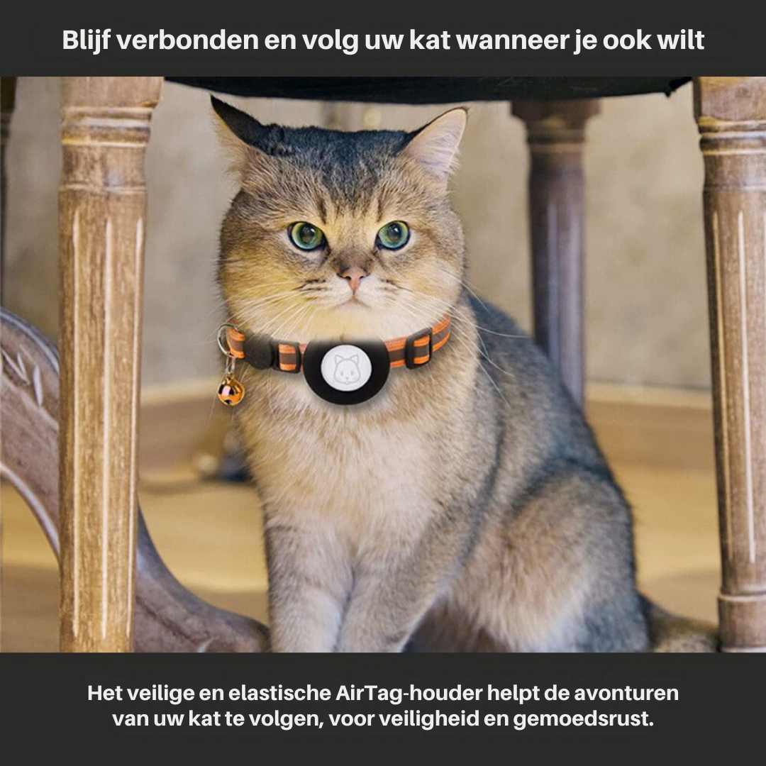 Cat GPS Collar Reflective Safety Design with Quick Release - Product example