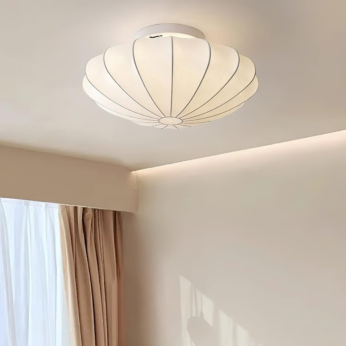 Shell Ceiling Light Elegant Fluted Design - Product detail 4