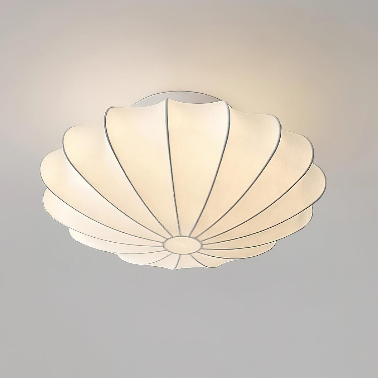 Shell Ceiling Light Elegant Fluted Design - Product detail 6